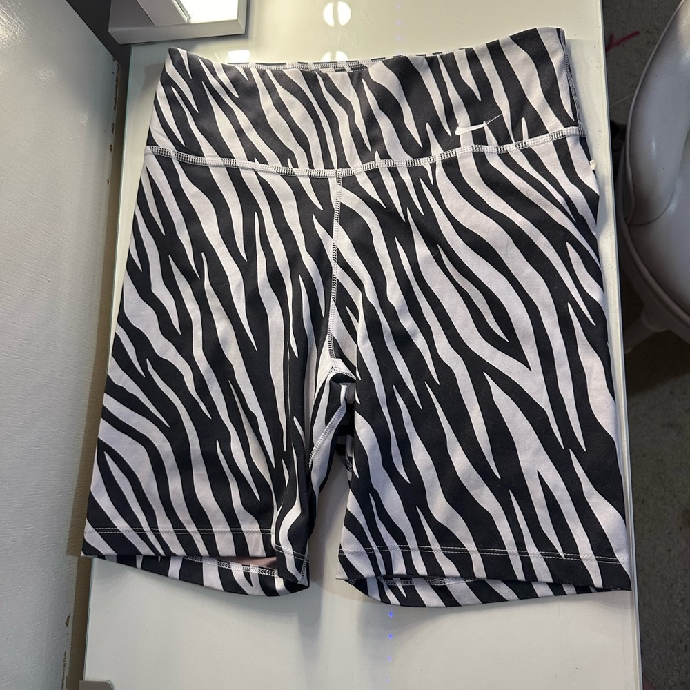 Nike Zebra Bike Shorts